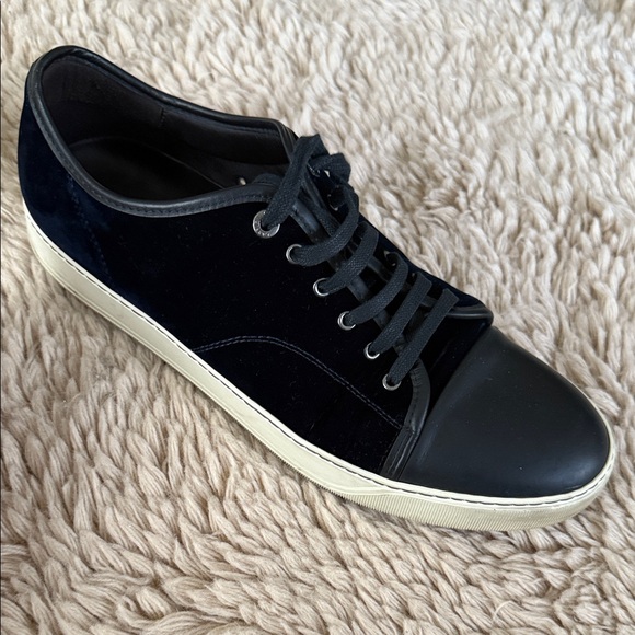 Lanvin Black and Navy Sneakers